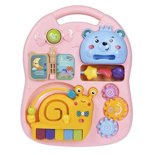 Ходунки, игровой центр, свет, звук, цвет розовый, в/к 36,5х21х45,5 см в Джамбо Тойз #42