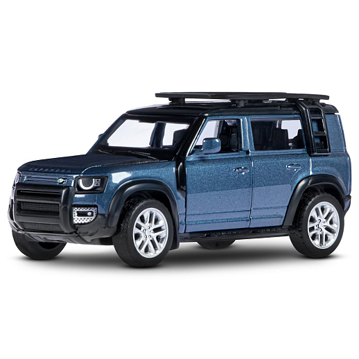 ТМ "Автопанорама" Машинка металл. 1:43 2020 Land Rover Defender 110, синий, инерция, откр. двери, в/к 17,5*12,5*6,5 см  в Джамбо Тойз #2