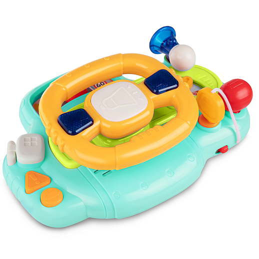 ТМ "Smart Baby" Руль музыкальный, мелодии Шаинского, свет, звук, русский язык, в/к 23,5х10х18 см в Джамбо Тойз #15
