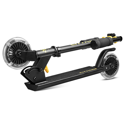 2хкол. самокат CITYRIDE , 100% сталь, ,колеса PVC со светом 120 мм в Джамбо Тойз #3