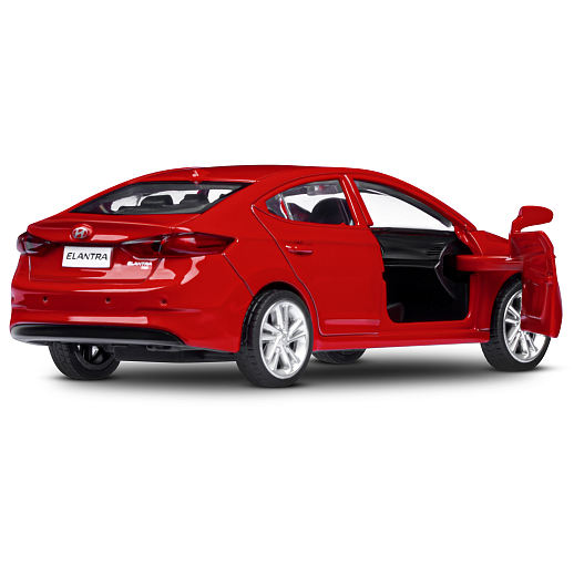 ТМ "Автопанорама" Машинка металлическая 1:40 HYUNDAI ELANTRA, красный, откр. двери, инерция, 17,5*12,5*6,5 см в Джамбо Тойз #12