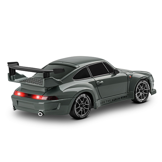 Р/у машинка для дрифта М1:24,2.4GHz,4WD,сменные шины 4шт., конусы 8шт.,свет,с аккум.,цвет серый,в/к 24,5*11,5*19см в Джамбо Тойз #10