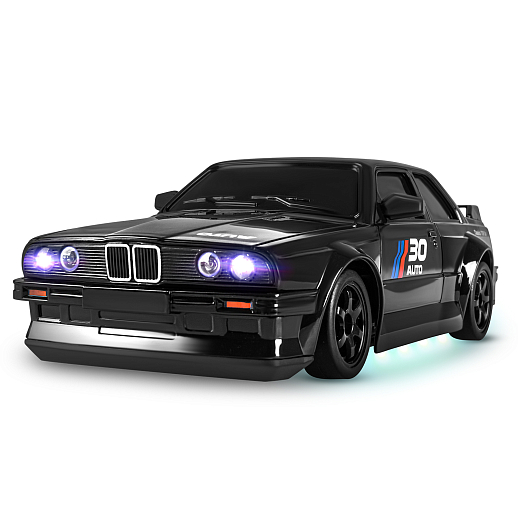 Р/у машинка для дрифта М1:24,2.4GHz,4WD,сменные шины 4шт., конусы 4шт.,свет,с аккум.,цвет черный,в/к 22,4х14,5х10,8см в Джамбо Тойз #11