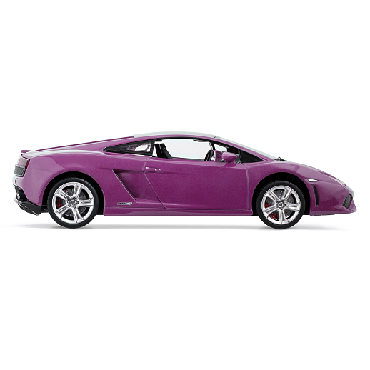 ТМ "Автопанорама" Машинка металлическая 1:24 Lamborghini Gallardo, розовый, откр. двери и багажник, свет, звук, свободный ход колес, в/к 24,5*12,5*10,5 см в Джамбо Тойз #19