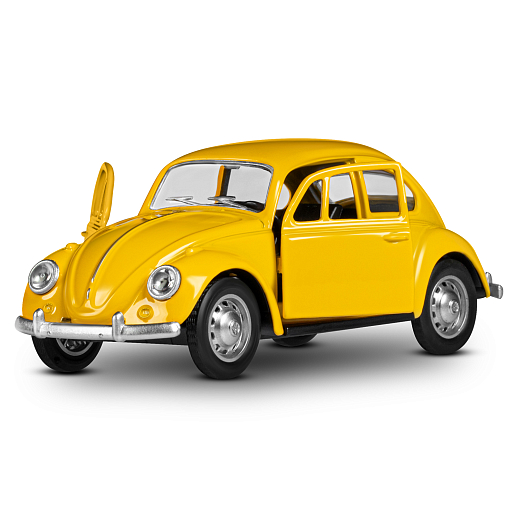 Игрушка для детей: Машинка металлическая 1:36 Volkswagen, цвет желтая, инерция, артикул JB1251751 в Джамбо Тойз #4