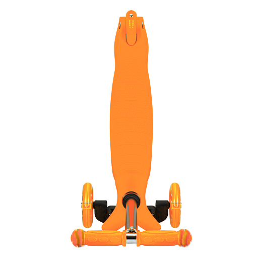 Самокат трехколесный CityRide xd4, пакет, Дека: PP+нейлон, колеса PVC 110/76 свет, руль металл телеск., цвет оранжевый в Джамбо Тойз #4