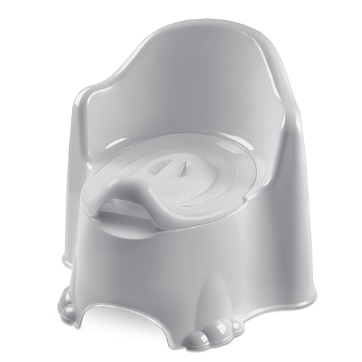 ТМ "Smart Baby" Горшок детский № 5  серый 31,5х35х31,5 см в Джамбо Тойз