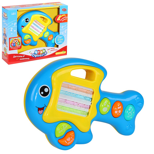 Музыкальная игрушка "Рыбка" - "Чудо-Оркестр",  забавные звуки, в/к 25*20,5*6,5 см в Джамбо Тойз