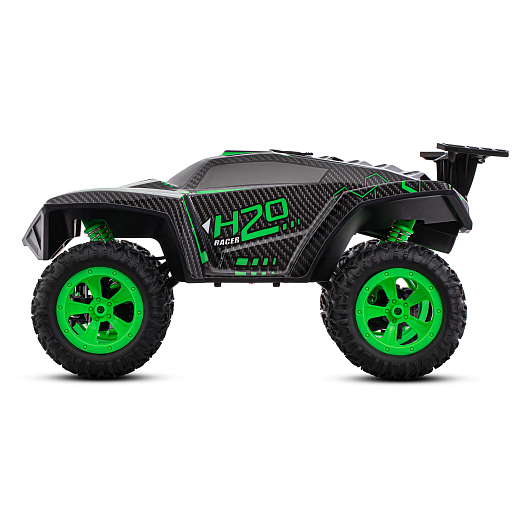 AUTODRIVE Р/У краулер с функцией пара,1:12,3D подсветка корпуса и пульта,4WD,цвет зеленый,в/к 38,5×21,5×18,5см в Джамбо Тойз #6