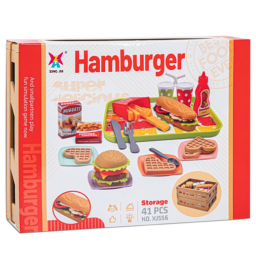 Набор "Закусочная"  (41 предмет) ,в/к 28*8*20,8 см в Джамбо Тойз #3