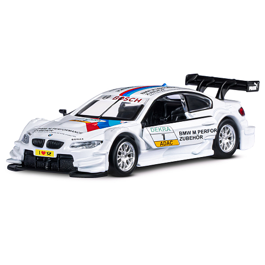 ТМ "Автопанорама" Машинка металлическая 1:42 BMW M3 DTM, белый, откр. двери, инерция, в/к 17,5*12,5*6,5 см в Джамбо Тойз #5