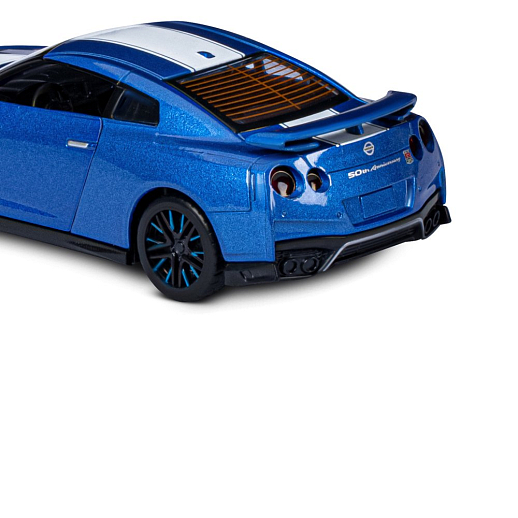 ТМ "Автопанорама" Машинка металлическая 1:32 Nissan GT-R (R35), синий, откр. двери, свет, звук, инерция в/к 18*13,5*9 см в Джамбо Тойз #17