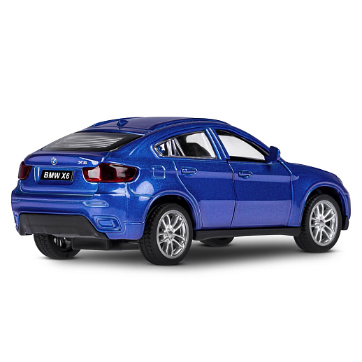 ТМ "Автопанорама" Машинка металлическая 1:43 BMW X6,синий, откр. двери, инерция, в/к 17,5*12,5*6,5 см в Джамбо Тойз #9