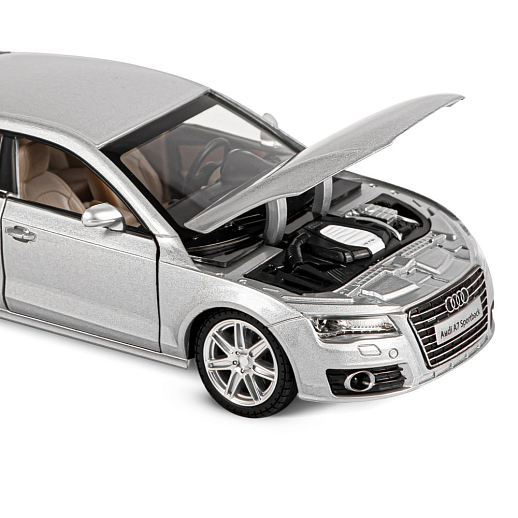 ТМ "Автопанорама" Машинка металлическая 1:24 Audi A7, серебряный, откр. двери, капот и багажник, свет, звук, свободный ход колес, в/к 24,5*12,5*10,5 см в Джамбо Тойз #17