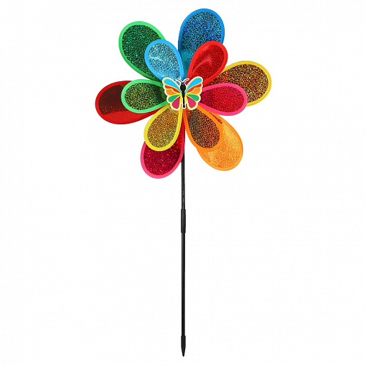 Ветерок,палочка50cм+ цветок двойной: нижн 38см и верхн 27см, микс, в наборе 4 шт в Джамбо Тойз #3