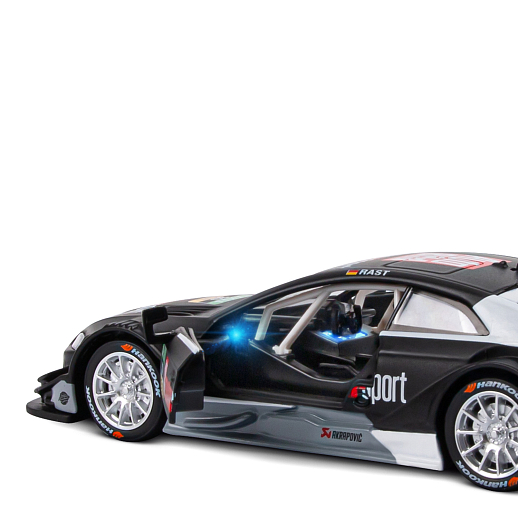 ТМ "Автопанорама" Машинка металлическая  1:32 Audi RS 5 DTM, черный матовый, свет, звук, откр. двери, инерция, в/к 17,5*13,5*9 см в Джамбо Тойз #13