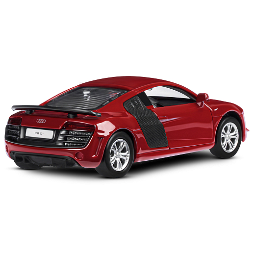 ТМ "Автопанорама" Машинка металлическая 1:43 Audi R8 GT, красный, откр. двери, инерция, в/к 16*7,5*5 см в Джамбо Тойз #9