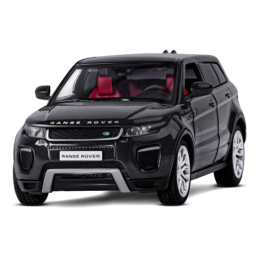 ТМ "Автопанорама" Машинка металлическая 1:32 2017 Land Rover Range Rover Evoque HSE, черный, откр. двери и капот, свет, звук, инерция, в/к 18*13,5*9 см в Джамбо Тойз #4