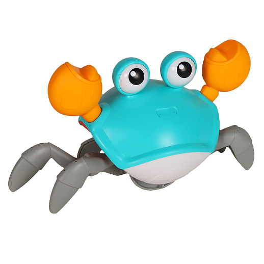 ТМ "Smart Baby"  Заводная игрушка "Шустрый краб" бегает, плавает, цвет зеленый в Джамбо Тойз #2