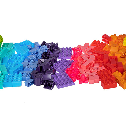 ТМ "Компания Друзей" Набор конструктора, средние детали, 317 деталей, в контейнере 13х12,5х13 см в Джамбо Тойз #7