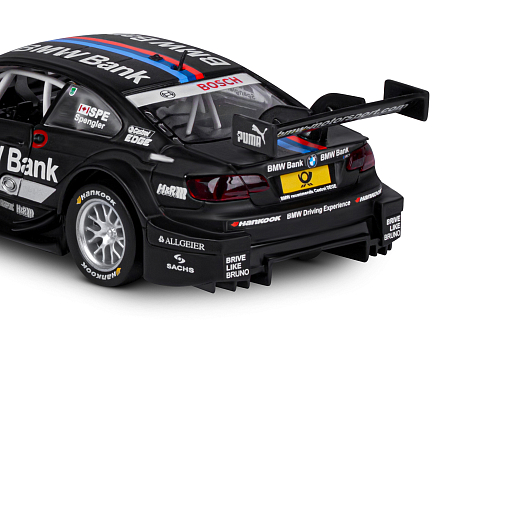 ТМ "Автопанорама" Машинка металлическая 1:32 BMW M3 DTM, черный, свет, звук, откр. двери и капот, в/к 17,5*13,5*9 см в Джамбо Тойз #18