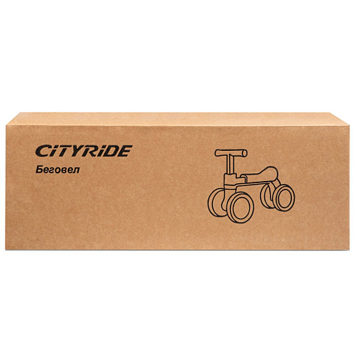 Беговел CITYRIDE, рама пластик, колеса пластик, музыка Шаинского, свет, зеленый-серый, в/к в Джамбо Тойз #7