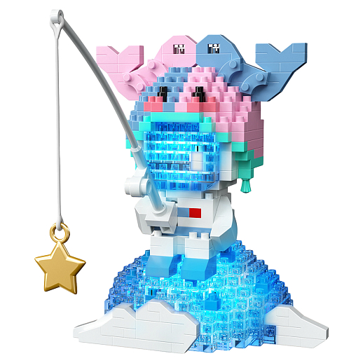 Конструктор "Рыбы" 521 дет., с удочкой, светом, розовый,  в/п в Джамбо Тойз #2