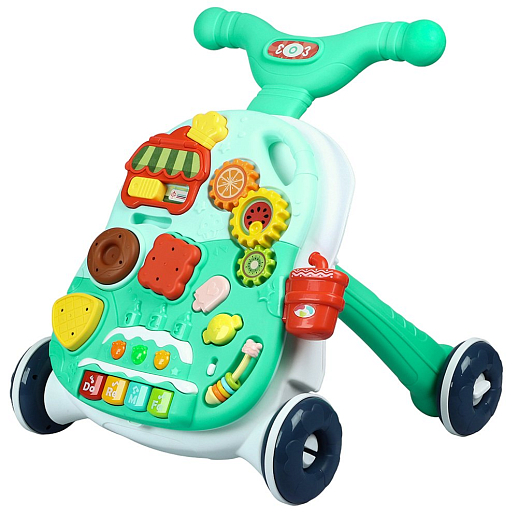 Ходунки, игровой центр, свет, звук, цвет зеленый, в/к 38х11х34,5 см в Джамбо Тойз #4