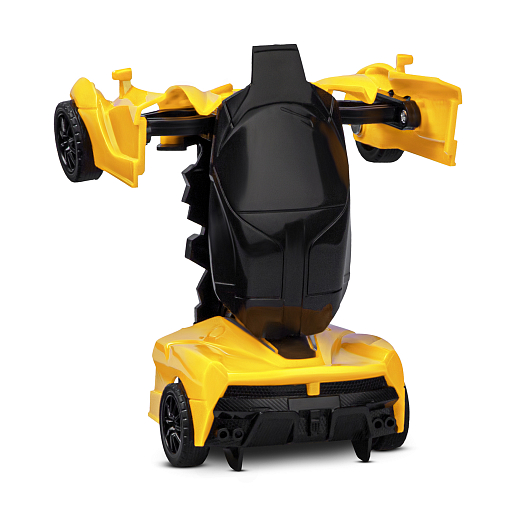 Машинка-робот фрикционная,трансформация в робота одной кнопкой,желтая, в/к 13,5*6,5*4,5 см в Джамбо Тойз #3