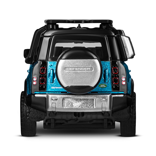 Машинка металлическая 1:43 2020 Land Rover Defender 110, синий, тюнинг, откр. двери, свободный ход колес, в/к 23,5*10*4 см в Джамбо Тойз #33