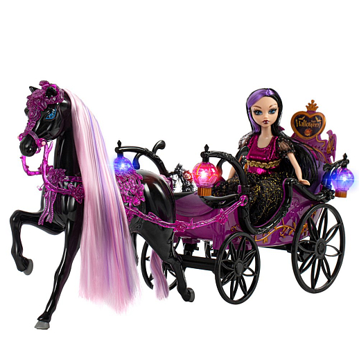 Игровой набор "Карета с лошадью и кукла", свет.эфф., в/к 56х19х30 см в Джамбо Тойз #16