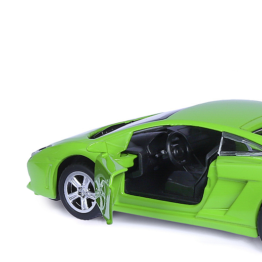 ТМ "Автопанорама"  Машинка металл.  1:43 Lamborghini Gallardo LP560-4, зеленый, инерция, откр. двери, в/к 17,5*12,5*6,5 см в Джамбо Тойз #7
