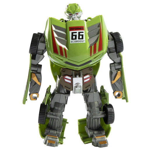 Робот-трансформер, трансформируется в машинку, цвет зеленый, в/к 20*18,5*7,5 см в Джамбо Тойз #6