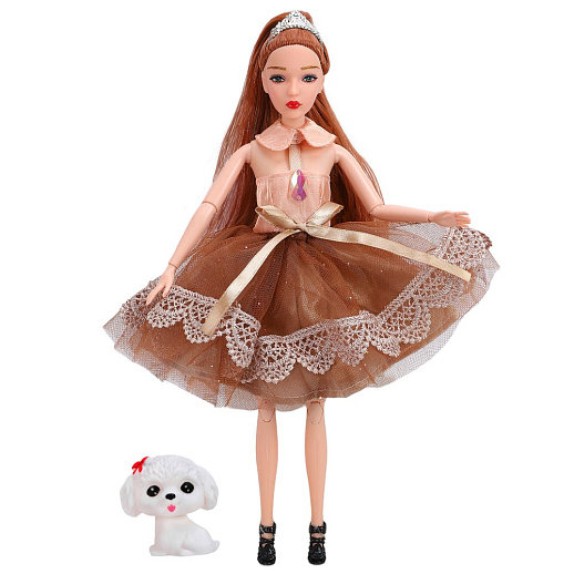 Кукла "Принцесса" с шарнирными руками и ногами, в комплекте домашний питомец, аксессуары, в/к 28х6,5х36 см в Джамбо Тойз #4