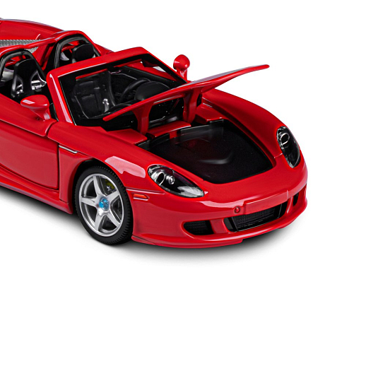 ТМ "Автопанорама" Машинка металлическая, 1:24, Porsche Carrera GT, красный, откр. двери, капот и багажник, свет, звук, свободный ход колес, в/к 24,5х12,5х10,5 см в Джамбо Тойз #18