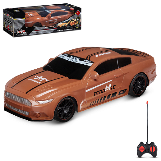 AUTODRIVE Р/У Машинка, 4 канала, цвет оранжевый, в/к 24*9,5*7,5см в Джамбо Тойз