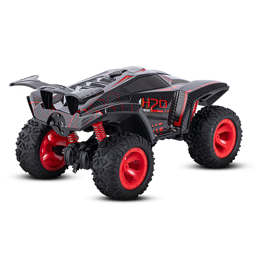 AUTODRIVE Р/У краулер с функцией пара,1:12,3D подсветка корпуса и пульта,4WD,цвет красный,в/к 38,5×21,5×18,5см в Джамбо Тойз #4