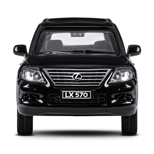 ТМ "Автопанорама" Машинка металлическая 1:43  Lexus LX570, черный, откр. двери, инерция, в/к 17,5*12,5*6,5 см в Джамбо Тойз #8
