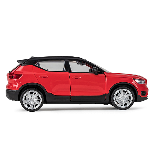 ТМ "Автопанорама" Машинка металл. 1:32 Volvo XC40 Recharge, красный, инерция, свет, звук, откр. двери, в/к 17,5*13,5*9 см в Джамбо Тойз #9