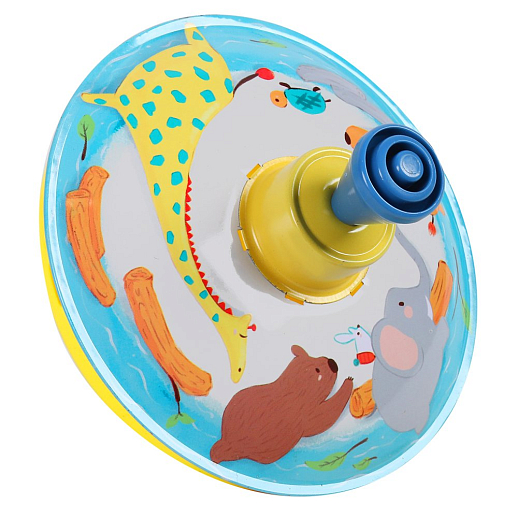 Детская Юла "Кручу-верчу" Животные, развивающая игрушка ТМ "Smart Baby", в/к 15,5х11,5х12 см в Джамбо Тойз #4