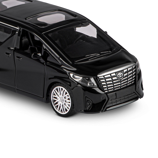 ТМ "Автопанорама" Машинка металлическая 1:43 Toyota Alphard, черный, откр. двери, инерция, в/к 17,5*12,5*6,5 см в Джамбо Тойз #16