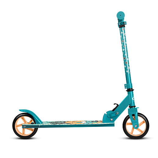 Самокат из 100% стали с полиуретановым колесом диаметром 145 мм, подшипником ABEC-7 грипсы TPR Размер изделия: 76 * 32 * 96 см Упаковка: 1 шт / коробка, 23*12*68.5 см размер деки:: 51X12 см, зеленый в Джамбо Тойз #9