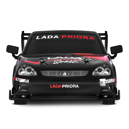 AUTODRIVE Р/У Машина для дрифта LADA Priora,1:24,2.4GHz,4WD,свет,с аккум, цвет черный, в/к 28*8*22,5см в Джамбо Тойз #7