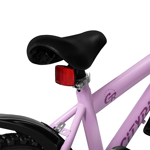 Велосипед двухколёсный CITYRIDE, модель CR-B2-07F51, колеса 14", рама сталь 0,75, колеса сталь, балансирные колеса, цвет розовый в Джамбо Тойз #8