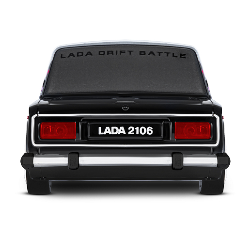 AUTODRIVE Р/У Машина для дрифта LADA 2106,М1:24,2.4GHz,4WD,свет фар,4 доп.колеса,конусы,с аккум.,цв. белый/серебро/черн.,в/к 20,5*13*13см в Джамбо Тойз #7