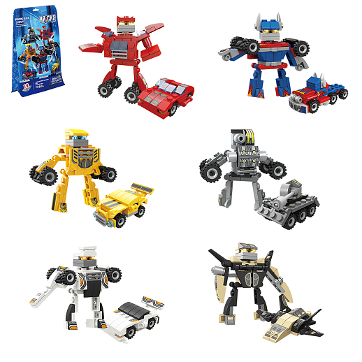 Конструктор "Трансформеры" сборный, пакет, 342 дет., в/к 20,0*30,0*8,0 см в Джамбо Тойз