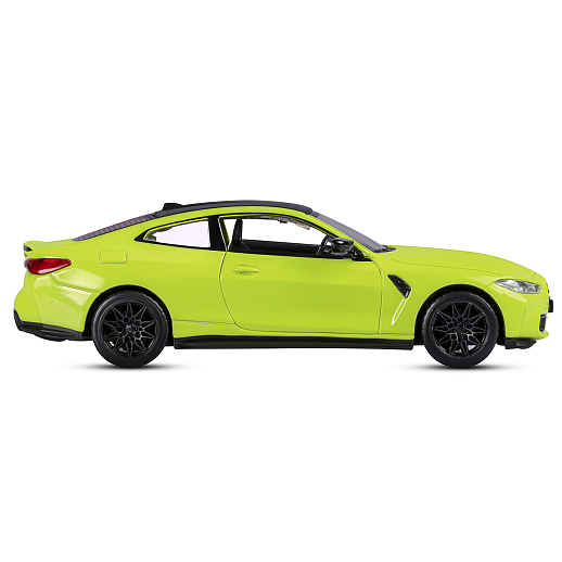 ТМ "Автопанорама" Машинка металлическая 1:32 BMW M4 (G82) желтый, открываются двери, свет, звук, инерция, в/к 18*13,5*9 см в Джамбо Тойз #9
