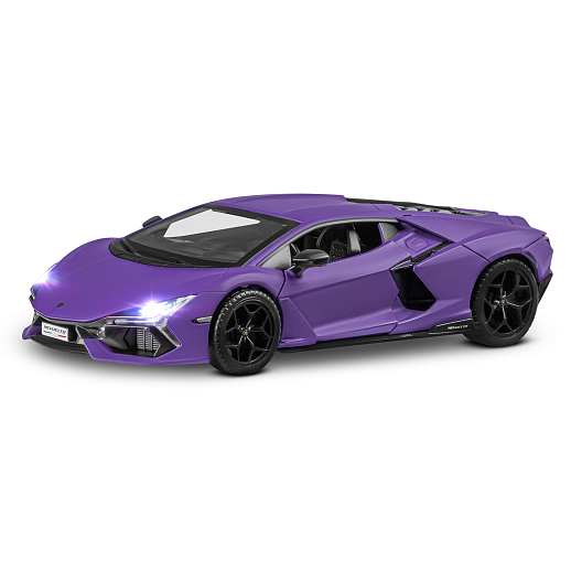 ТМ "Автопанорама" Машинка металл. 1:32 Lamborghini Revuelto, фиолетовый, инерция, откр. двери, в/к 17,5*12,5*6,5 см в Джамбо Тойз #3