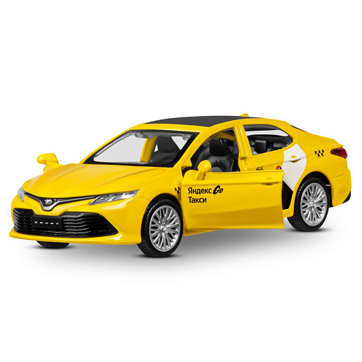 Яндекс Go Машинка металлическая 1:43 Toyota Camry, желтый, инерция, откр. двери, 17,5*12,5*6,5 см в Джамбо Тойз #4