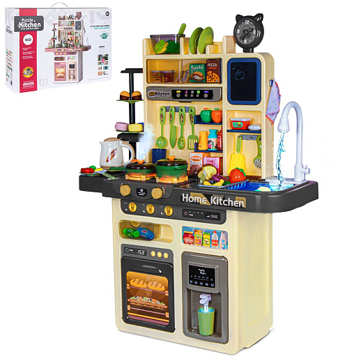 Игровой набор "Кухня", со свет.и звук.эффектами, пар, автоматич. кран, в/к 45,5х17х65 см в Джамбо Тойз